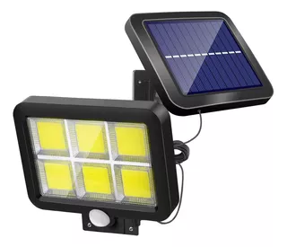 Lámpara Solar Led De Alta Potencia Luz Cob De Seguridad