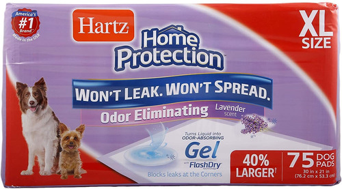 Hartz Home Protection - Almohadillas De Gel Para Perro Sin O