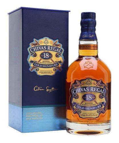 Chivas Regal 18 Años Gold Signature X 750 Ml