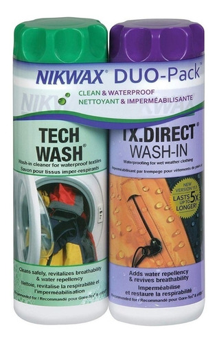 Nikwax Limpiador A Base De Jabón P/ropa Impermeable Duo-pack