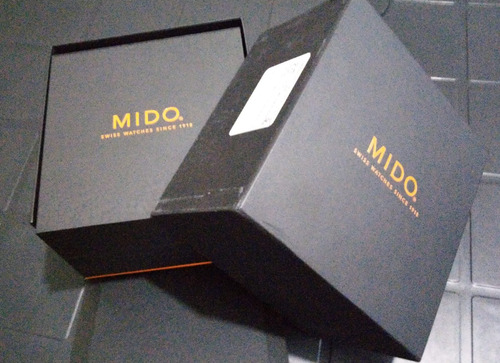 Reloj Mido Commander Ii Anthracite Edition Meses S/intereses Black Dorado Oscuro Black (Usado)