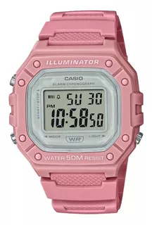 Reloj Casio Unisex W-218hc-4av Illuminator Alarma Calendario