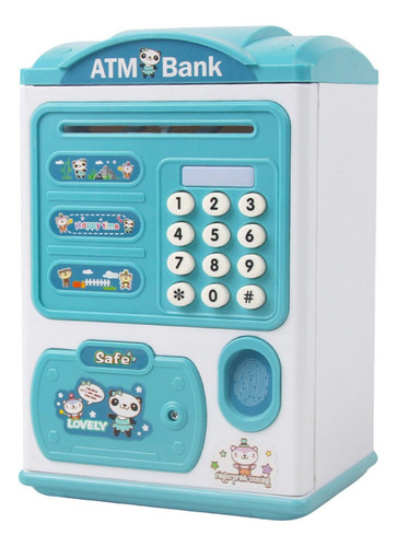 Impressão Digital Piggy Bank Cash Money Coin Safe Box Senha
