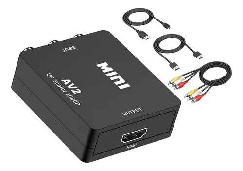 Adaptador Para Convertidor De Tv Audio Y Vídeo Adaptador De