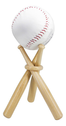 Zhtool Soporte De Exhibicion De Beisbol De Madera (paquete D