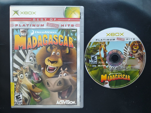 Madagascar Xbox Clásico Primera Generación Original Físico 