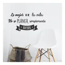 Comprar Vinilos Decorativos De Pared Frases Y Textos Personalizados