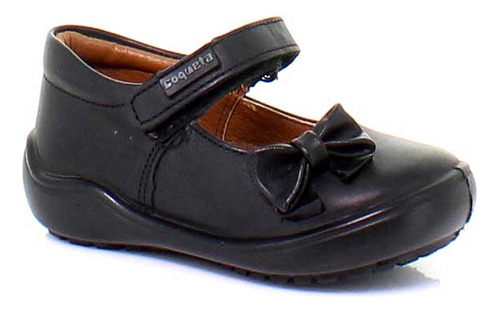 Zapato Escolar Coqueta Con Velcro Para Niña 170301a (13.0 - 