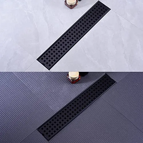 Drenaje De Piso Rectangular Para Ducha De Baño Lineal De 16