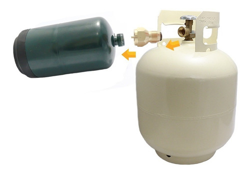 Imagen 2 de 6 de Adaptador Pol Para Recargar Tanque De Gas Tipo Cga600