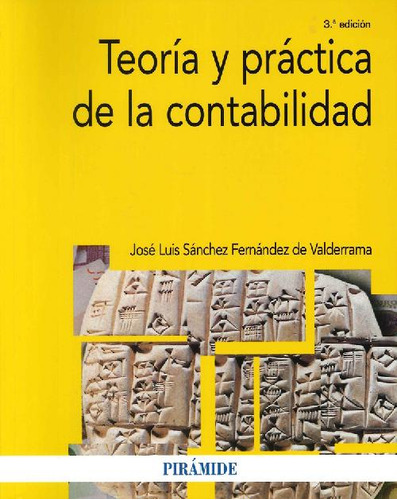 Libro Teoría Y Práctica De La Contabilidad De José Luis Sánc