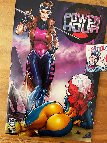 Comic - Power Hour #2 Miroglio Rogue Gambit X-men 92 Sexy A