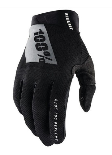 Guantes 100% Ridecamp Adulto Negro Motocross Moto Atv  Mx