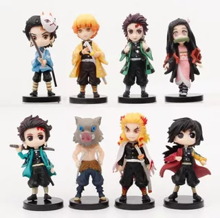 Figuras Demon Slayer X 8 Kimetsu No Yaiba Anime