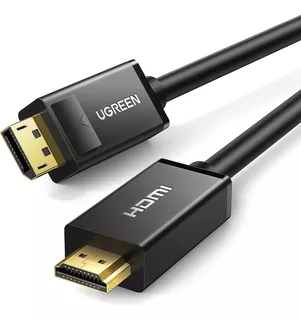 Cable De Video Ugreen Displayport A Hdmi 4k Uhd 3m