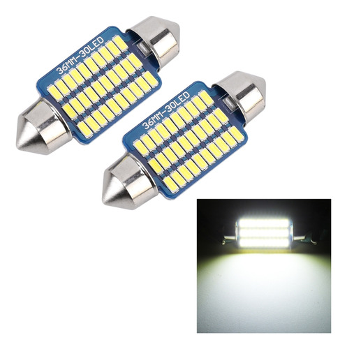 2 Luces Para Matrícula De Coche De 36 Mm, Dc12 V/1,5 W