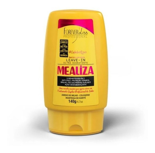 Leave-in Maizena Capilar Mealiza  Forever Liss 140g