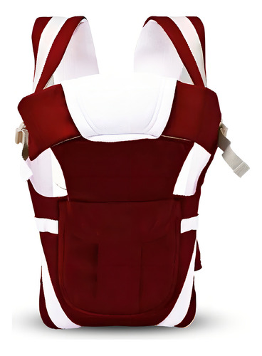 Canguro ergonómico para bebés de 0 a 36 meses, transporte cómodo, color rosa y rojo