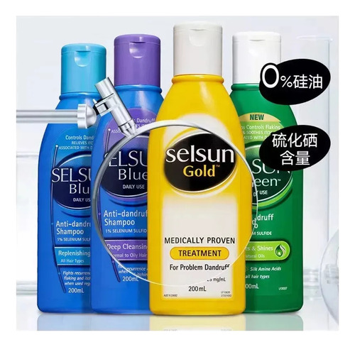 Shampoo Selsun Golden Com Aminoácidos E Sulfato De Selênio