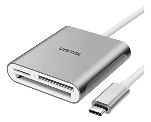 Usb C Sd Card Reader, Unitek Aluminum 3-slot Usb 3.0 Type-c