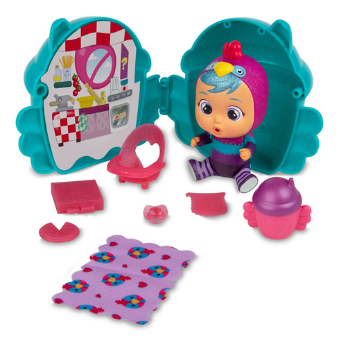 Imagen 1 de 4 de Muñeca Cry Babies Magic Tears Serie Winged House Verde