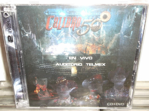 Calibre 50 En Vivo Auditorio Telmex Cd + Dvd Nuevo