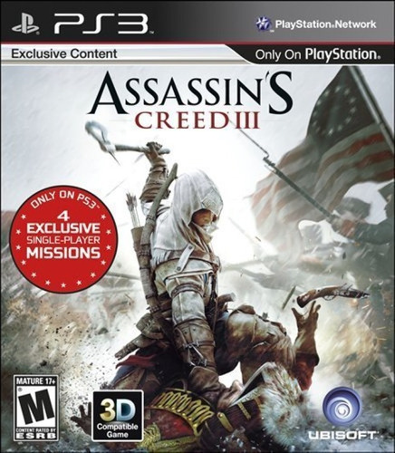 Juego Ps3 Assassins Creed Iii Nuevo Original Sellado Play3