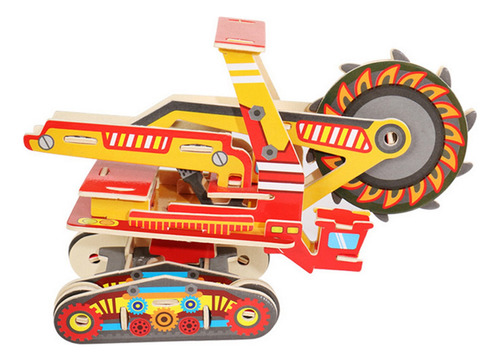 X Children Diy Wooden Car Puzzle Learning Educational Toys