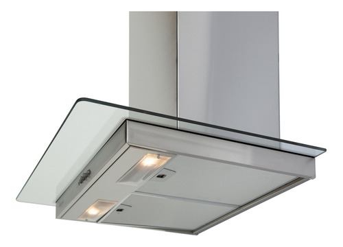 Imagen 2 de 3 de Extractor Whirlpool Wai63ar Ac. Inox. Y Vidrio De Pared 60cm