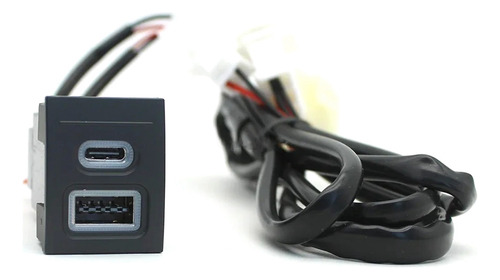 Cargador De Teléfono De Coche De 12 V/24 V, Doble Enchufe Qc