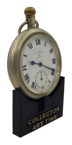 Antiguo Reloj De Bolsillo Chronometre Election 1914! Azul (Usado)