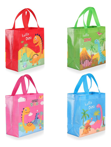 20pz Bolsas Regalo De Dinosaurio Dibujos Animados 23*22*11cm