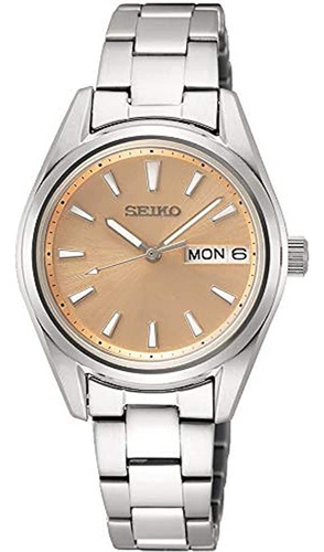 Seiko Neo Classic Quartz Pink Dial Ladies Watch Sur351p1