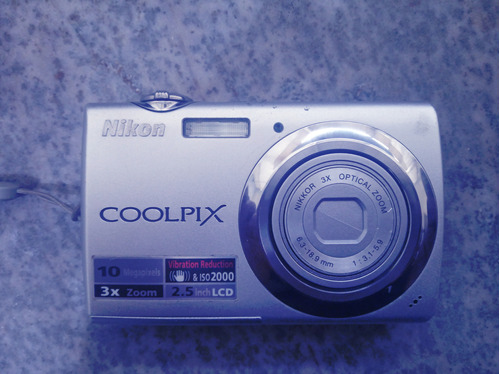 Nikon Coolpix S220, Memoria Sdhc 4g, Bateria De Litio