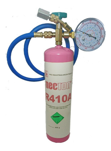 Kit De Carga Gas Refrigerante R-410 Sin Lata