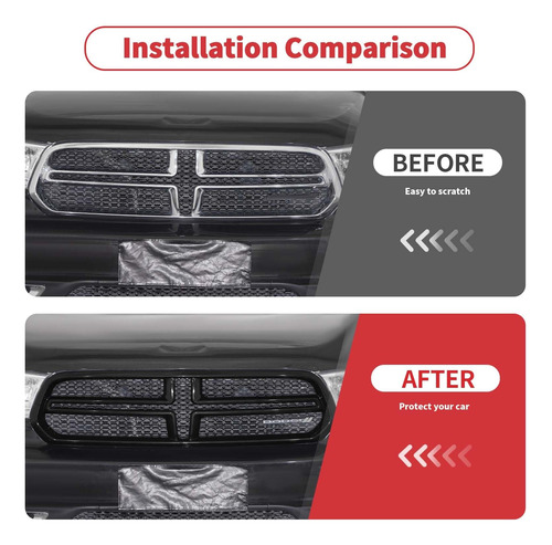 Insertos De Rejilla Linskip Compatibles Con Dodge Durango,