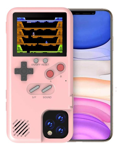 Estuche Rosa Mujer Consola Juegos Para iPhone 8, Estuche 3d