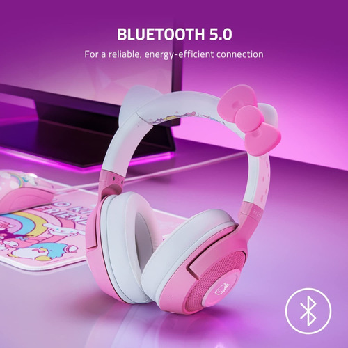 Imagen 5 de 7 de Auricular Razer Kraken Bt Hello Kitty & Friends Rgb Bt 5.0