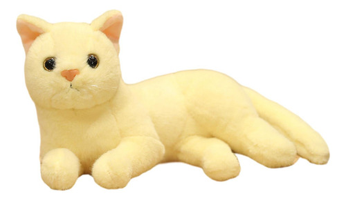 Muñecos De Gato De Peluche, Animales De Amarillo Beis