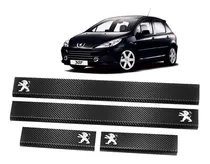 Comprar  Cubre Zocalos Simil Carbono P\u002F Peugeot 307 Accesorio 