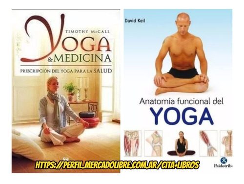Oferta: 2 Libros Yoga Y Medicina - Anatomia Funcional Yoga