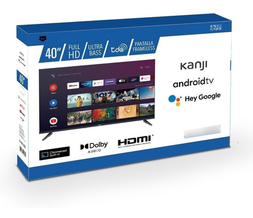 Smart TV Kanji KJ-4XTL005 LED Android TV FULL HD 40" 220V