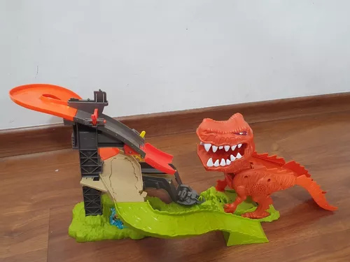 Pista Hot Wheels City Lançador Dinossauro T Rex - Mattel