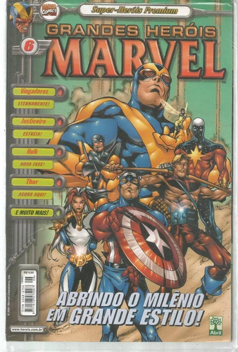 Gibi Grandes Heróis Marvel Premium - Abril - Bonellihq 