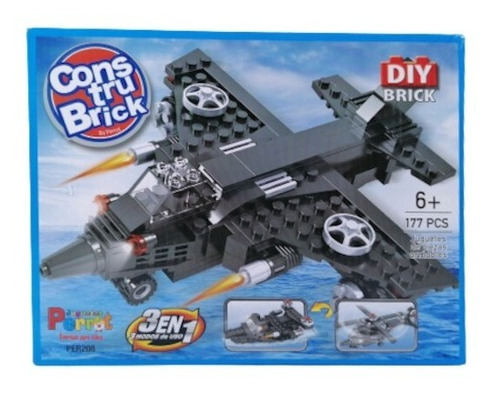 Construbrick Operación Marítima 3en1 177pcs Lego Compatible