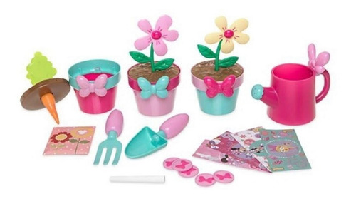 Minnie Mouse O Mimi Set Carrito De Flores