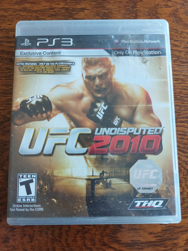 Ufc Undisputed 2010 Juegazo Original Físico Play Station 3