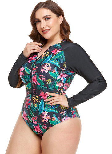 Traje De Baño Talla Grande 4xl May Talla Grande Cintura