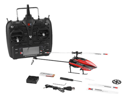 Helicóptero Rc Flybarless, Outdoor 6ch 3d 6g 1 Batería