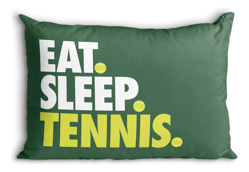 Chalktalksports Come. Duerme. Tenis. Funda De Almohada, 30 .